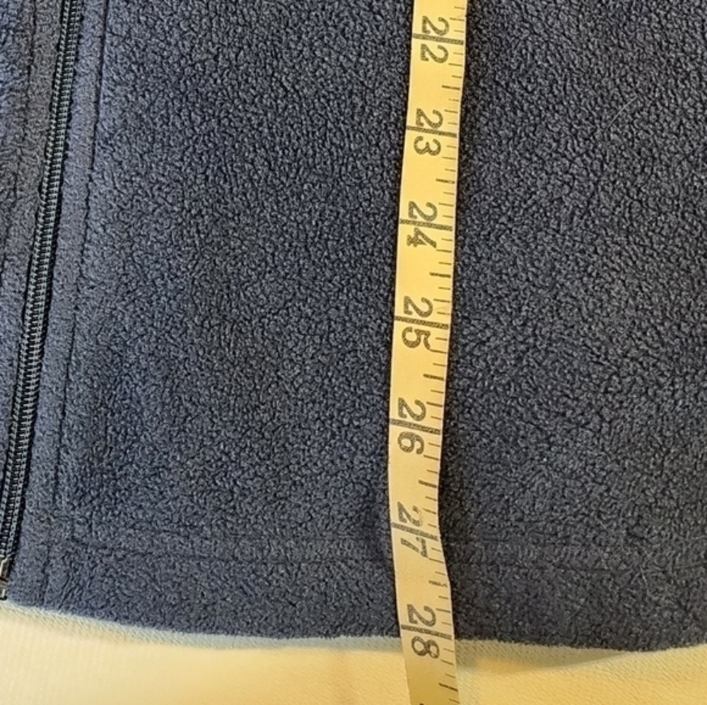 Columbia Men's Navy Blue Full Zip Fleece Vest XXL - Picture 9 of 10